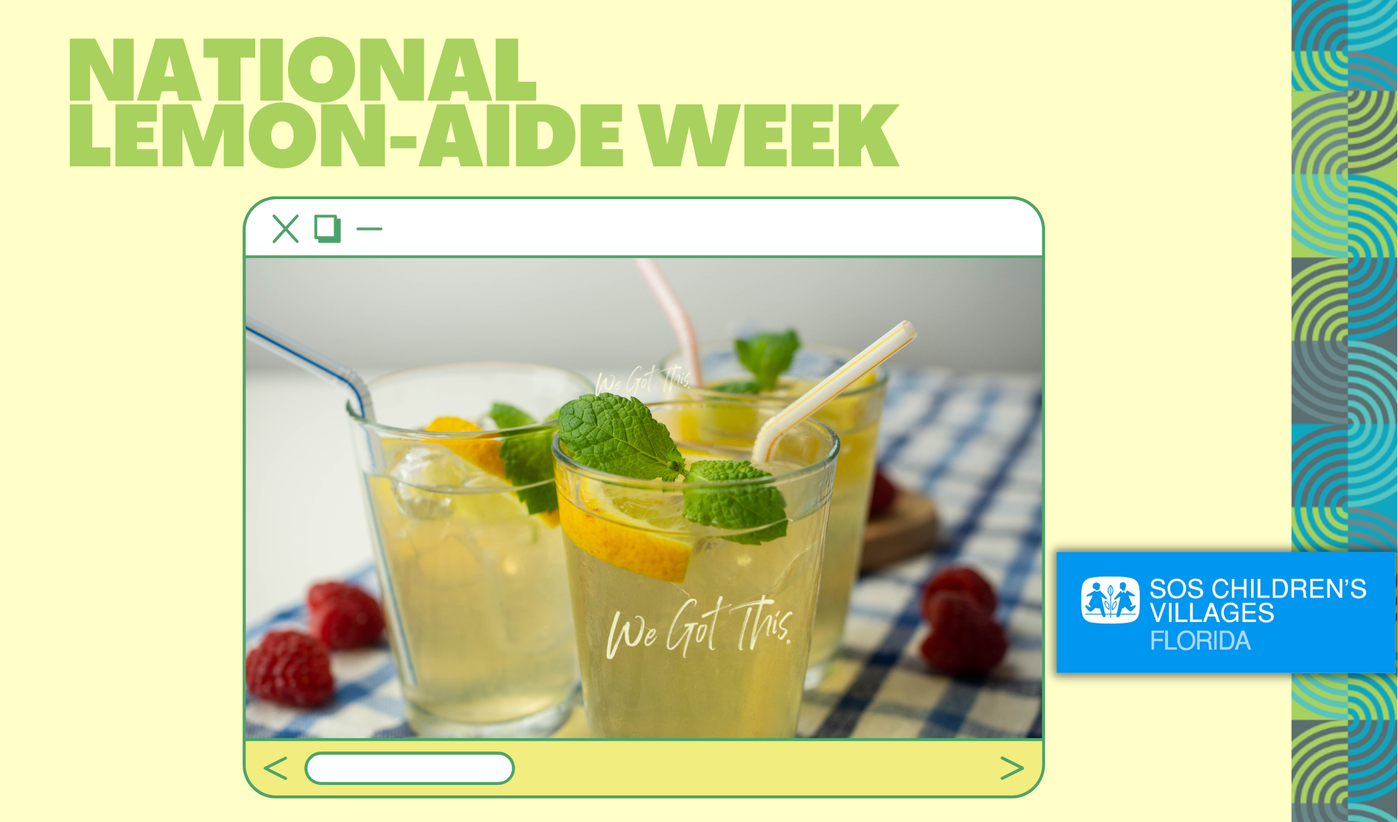 National Lemon-Aide Week Sos Childrens villages Florida