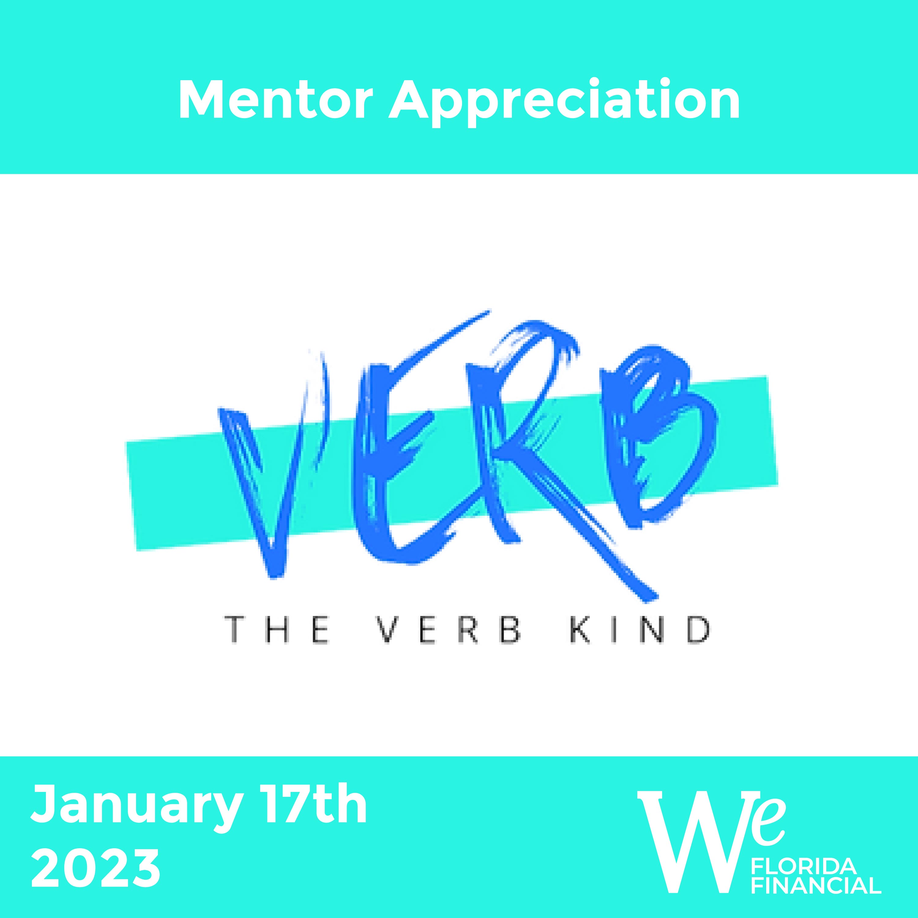 The Verb Kind mentor appreciation event
