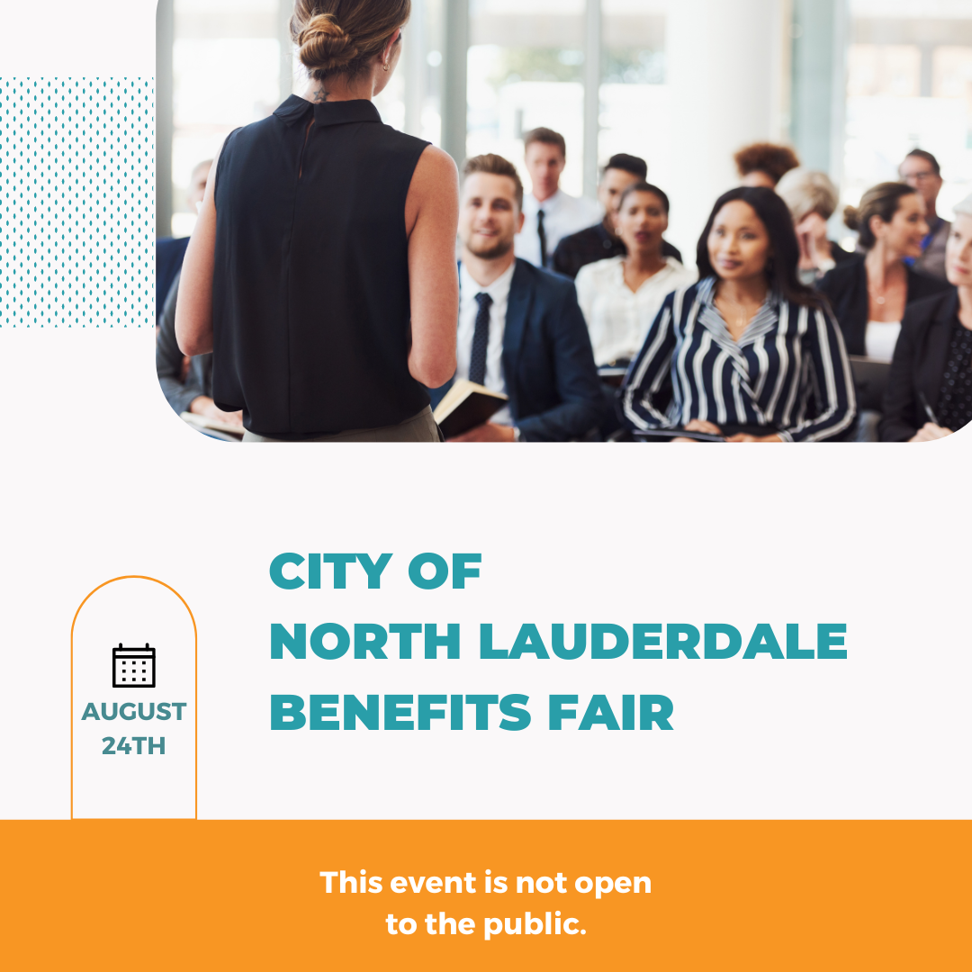 City of North Lauderdale Benefits Fair August 24th, 2023 