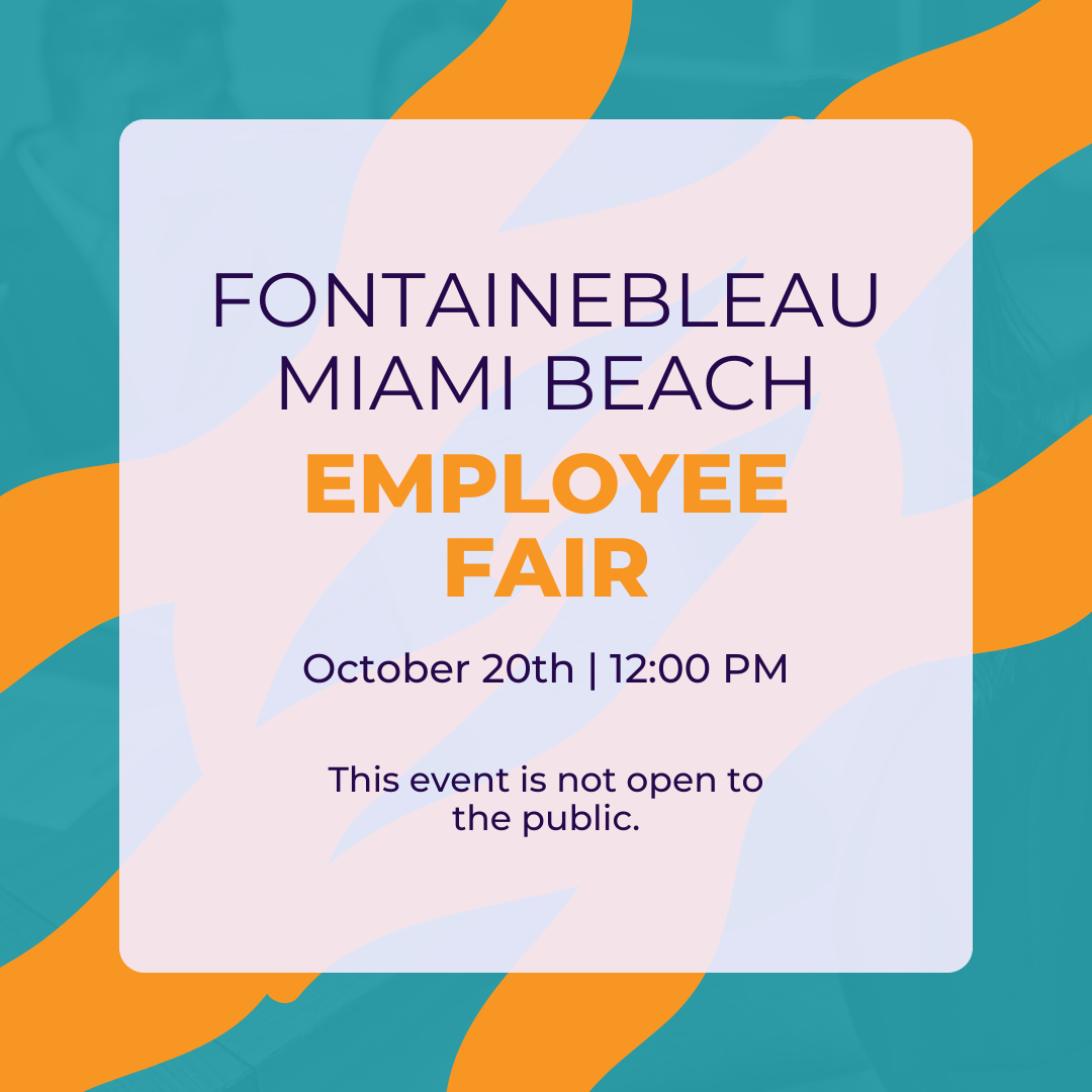 Fontainebleau Employee Fair